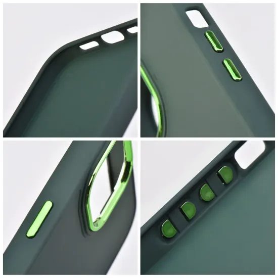 Obal / Kryt na Samsung Galaxy A27 5G zelený - Frame