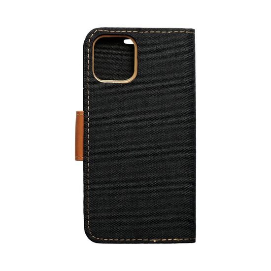 Puzdro / obal pre Xiaomi Redmi Note 11 / 11S čierne - kniha Canvas Book