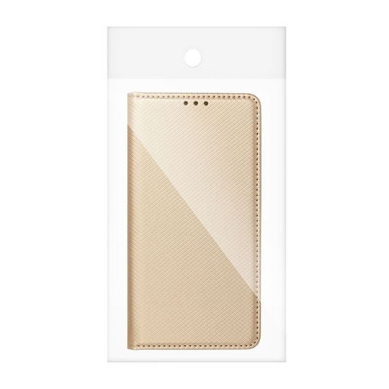 Pouzdro / obal na Samsung Galaxy A55 zlaté knížkové - Smart Case