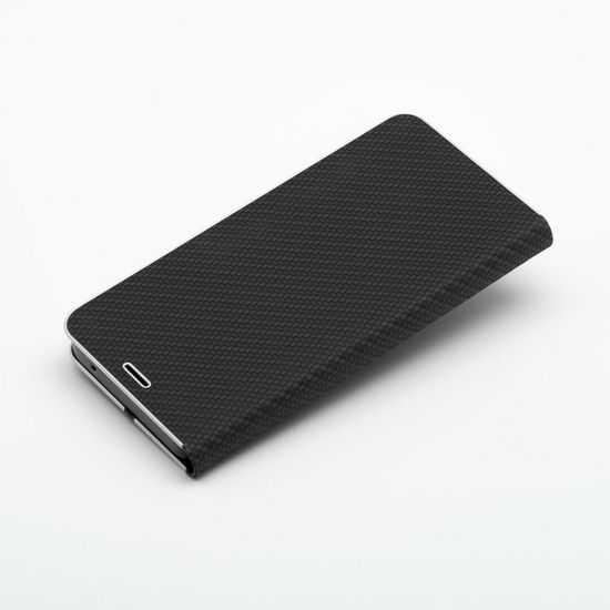 Pouzdro / obal na Samsung Galaxy S21 černé - knížkové Luna Carbon