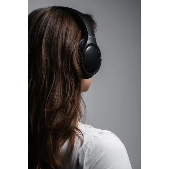 Bezdrátová náhlavní sluchátka FORCELL F-AUDIO Vibe ANC černé