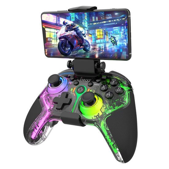 iPega Bluetooth RGB Herní ovladač pro Android/iOS/PS3/PS4/PC/N-S