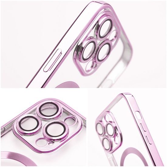 Obal / kryt na Apple iPhone 14 Plus rose gold - Electro Mag Cover MagSafe