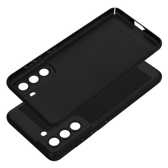 Obal / kryt na Samsung Galaxy S21 FE čierny - Breezy Case