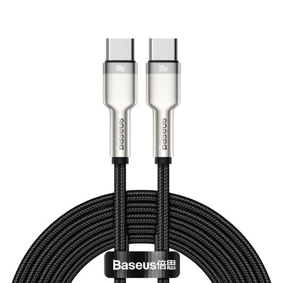 Nabíjecí a datový kebel USB-C / USB-C 2 m černý -BASEUS