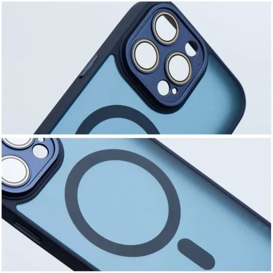Obal / kryt na Apple iPhone 13 PRO modrý s MagSafe - Variete Mag Cover