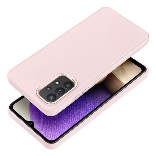 Obal / kryt na Samsung Galaxy A32 4G růžový - Frame Case