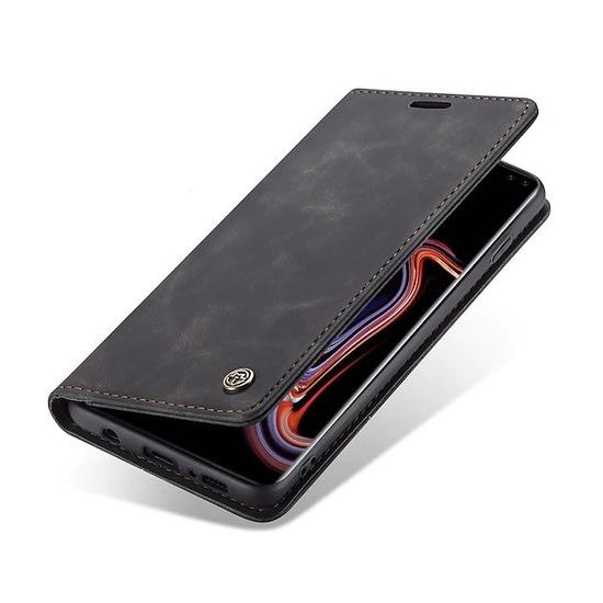 Obal / kryt na Apple iPhone 13 Pro Max černý - knížkový CaseMe