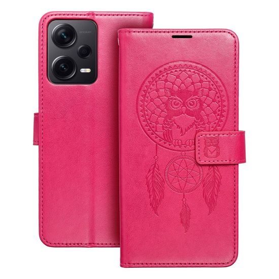 Puzdro / obal na Xiaomi Redmi NOTE 12 5G ružové - kniha Forcell MEZZO