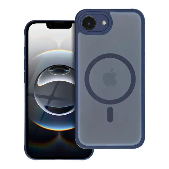 Obal / kryt na Apple iPhone 16e (SE 4 2025) / 17e modré - Matte Mag Cover