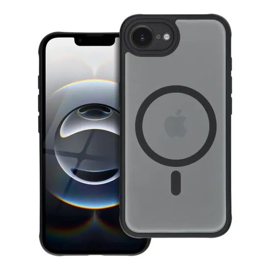Obal / kryt na Apple iPhone 16E (SE 4 2025) černý - MATTE MAG COVER