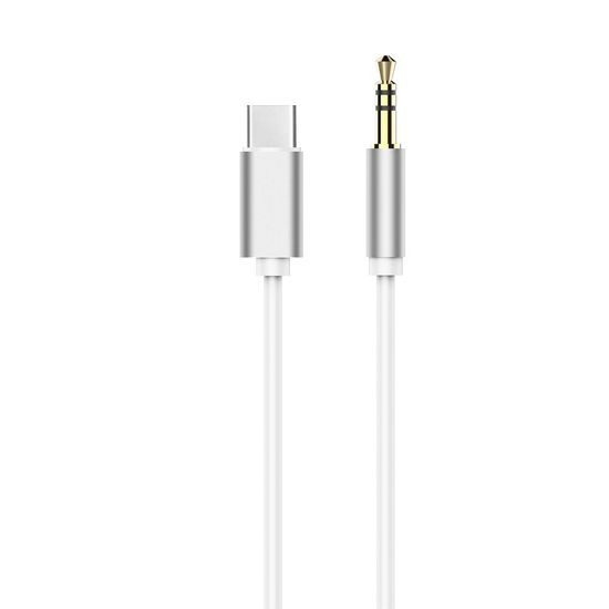 Adaptér / redukce USB - C na Jack 3,5mm bílý
