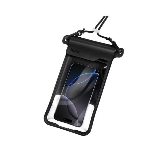 Vodotěsné pouzdro na mobilní telefon černé - HOCO