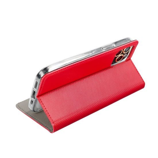 Pouzdro / obal na Xiaomi Redmi 12c červený - Knížkové Smart case