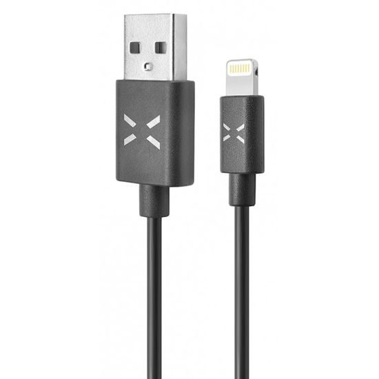 Datový kabel USB / Lightning 2m černý - FIXED datový kabel