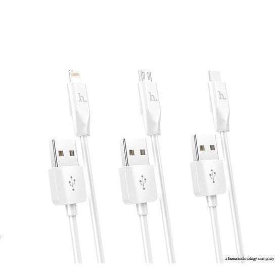 Dátový / nabíjací kábel iPhone lightning 2 metre (X1) biely - HOCO