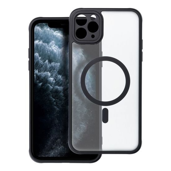 Obal / kryt na Apple iPhone 11 Pro Max černý, matný - Full Matte Mag Cover