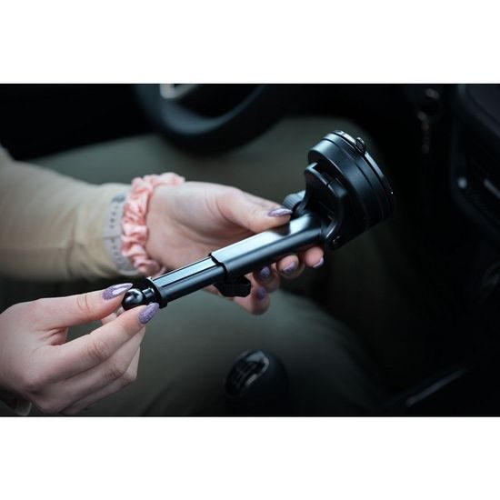 Držák do auta s přísavkou/do ventilace s podporou MagSafe černý - FORCELL F-Grip