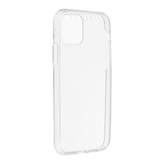 Obal / kryt pre Apple iPhone 11 Pro 2019 ( 5,8" ) priehľadné - Ultra Slim predná + zadná strana