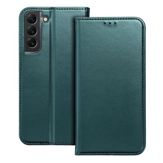 Pouzdro / obal na Samsung Galaxy A13 4G zelené - knížkové Smart Magneto book case