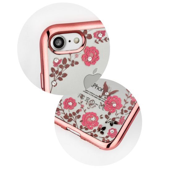 Obal / kryt na XIAOMI Redmi 7 růžovo zlatý - Forcell DIAMOND