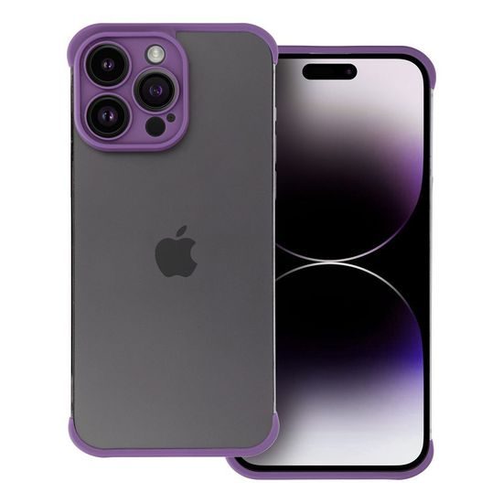 Obal / kryt na Apple iPhone 14 Pro fialový (ochrana fotoaparátu) - MINI BUMPERS