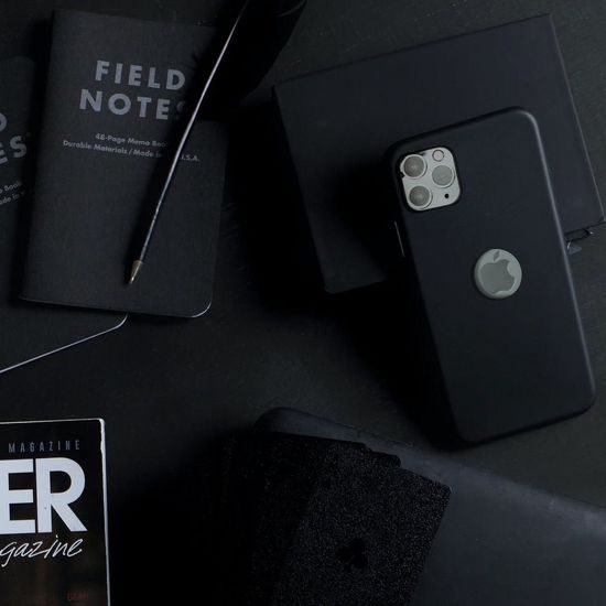 Obal / kryt na Apple iPhone 13 Mini černé - Forcell Silicone