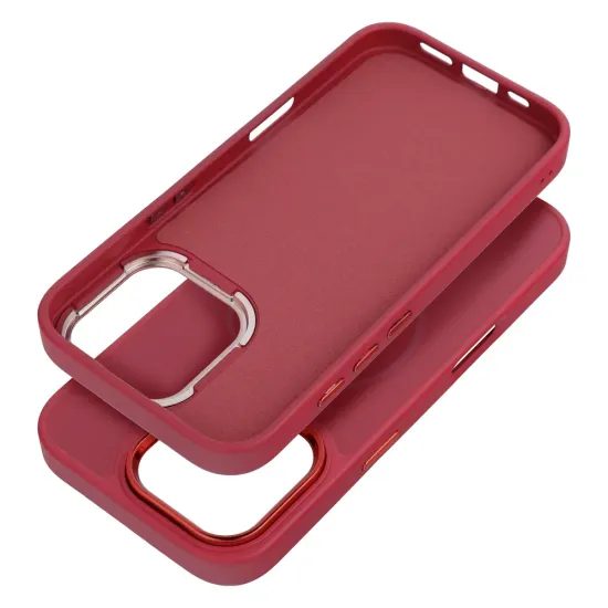 Obal / kryt na Apple iPhone 15 červený - FRAME MagCover