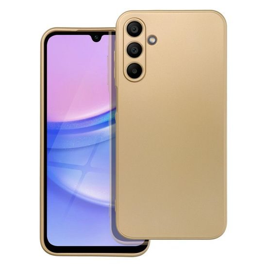 Obal / kryt na Samsung Galaxy A15 5G zlatý - METALLIC