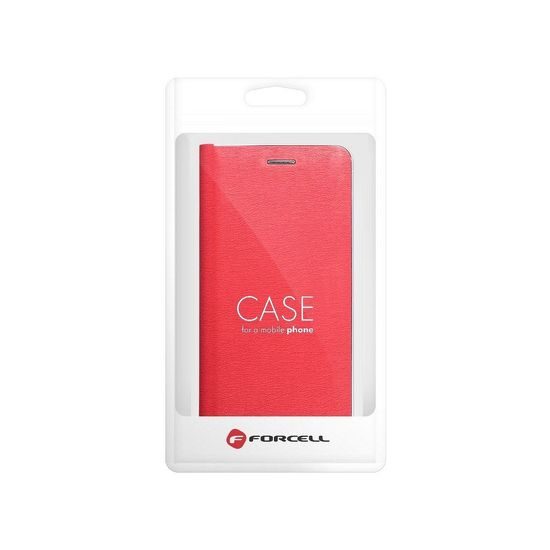 Puzdro / obal na Samsung Galaxy A72 červený - kniha Luna Book