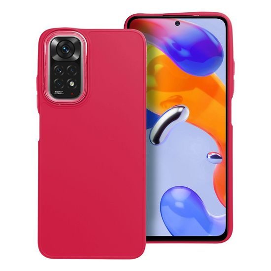 Obal / kryt na Xiaomi Redmi NOTE 11 / 11S tmavě růžový - FRAME