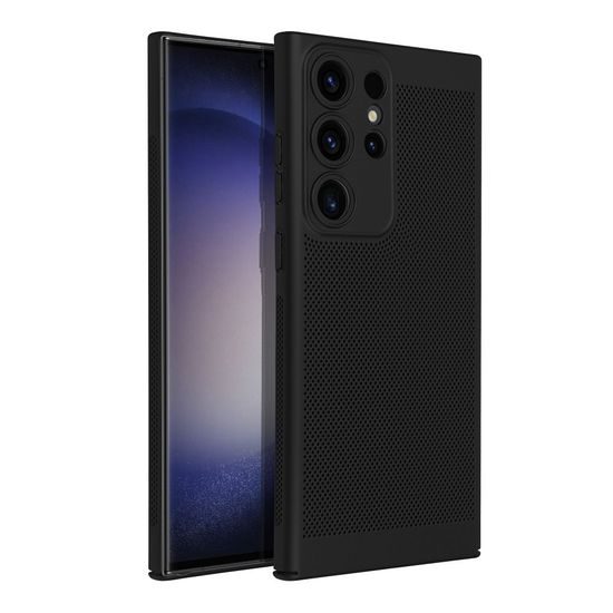 Obal / kryt na Samsung Galaxy S23 Ultra černý - BREEZY