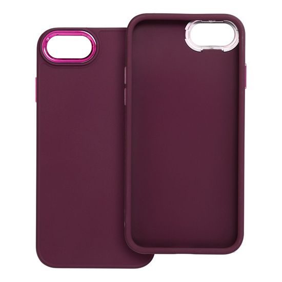 Obal / kryt na Apple iPhone 7 / 8 / SE 2020 / SE 2022 Frame case - fialový