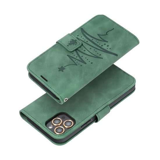 Puzdro / obal na Samsung Galaxy A22 LTE ( 4G ) zelený - kniha Forcell MEZZO