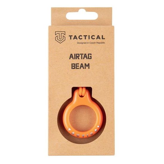 Pouzdro na Apple AirTag oranžové Tactical Airtag Beam Rugged Case