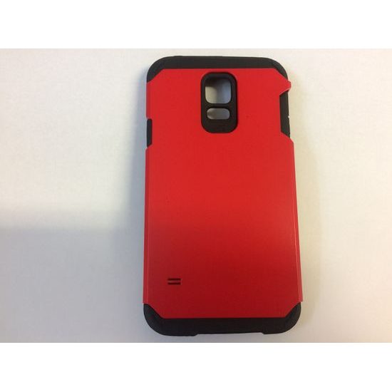 Obal / kryt na Samsung Galaxy S5 červený - odolný