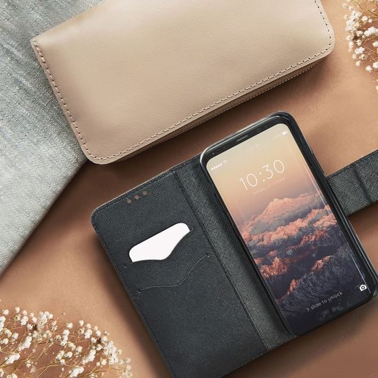 Pouzdro / obal na Apple iPhone 12 mini zlaté - knížkové Fancy Book