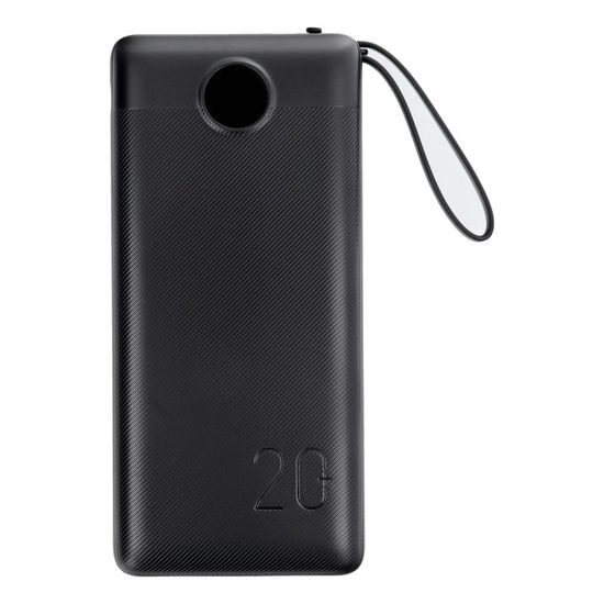 Powerbanka C20 20 000mAh (Micro + Typ C + Lightning) černá - VEGER