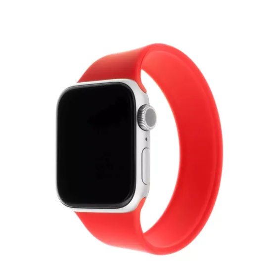 Elastický řemínek FIXED Silicone pro Apple Watch 38mm / 40mm Červený