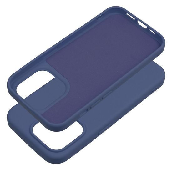 Obal / kryt na Apple iPhone 15 PRO modrý - SILICONE Case