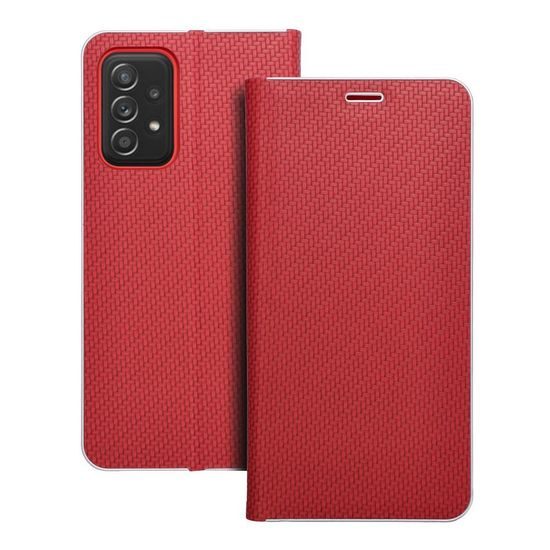 Pouzdro / obal na Samsung Galaxy A52 5G / A52 LTE ( 4G ) / A52s 5G červené - knížkové Luna Book Case