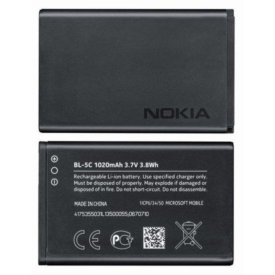 Originálna batéria Nokia BL-5C 1020 mAh