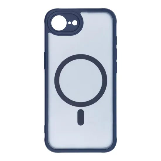 Obal / kryt na Apple iPhone 16e (SE 4 2025) / 17e modré - Matte Mag Cover