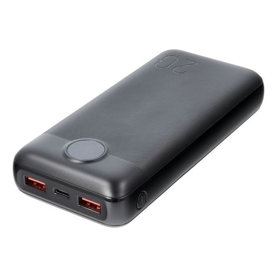 Powerbanka 20000mAh PD QC3.0 2A 20W černá - VEGER L20S