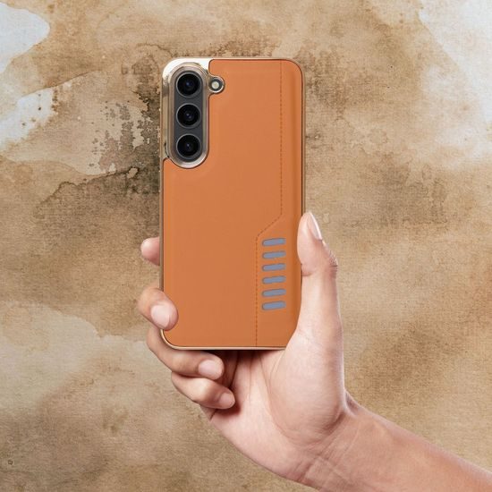 Obal / kryt na Samsung Galaxy A54 5G hnědý - MILANO Case