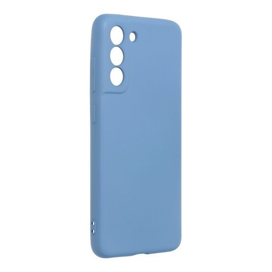 Obal / kryt na Samsung Galaxy S21 FE modrý - Forcell Silicone LITE Case