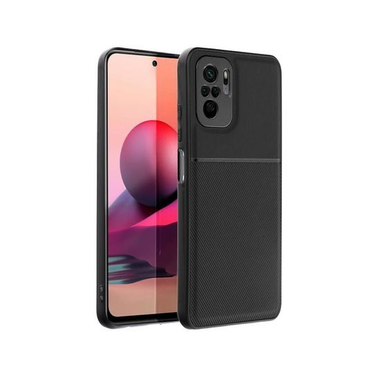 Obal / kryt pre Xiaomi Redmi Note 10 / 10S čierny - Forcell NOBLE