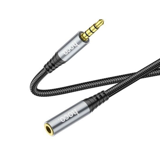 Kabel 3.5mm audio prodlužovací 2m černý - HOCO