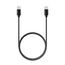 Datový kabel USB-C / USB-C 3A PD60W 1m černý - prodloužený 8mm konektor