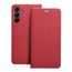 Pouzdro / obal na Samsung Galaxy A15 4G / A15 5G červené - knížkové LUNA Book Carbon
